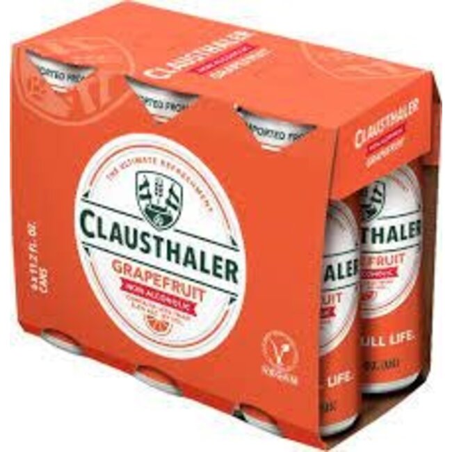 Clausthaler NA Grapefruit Radler 6 can