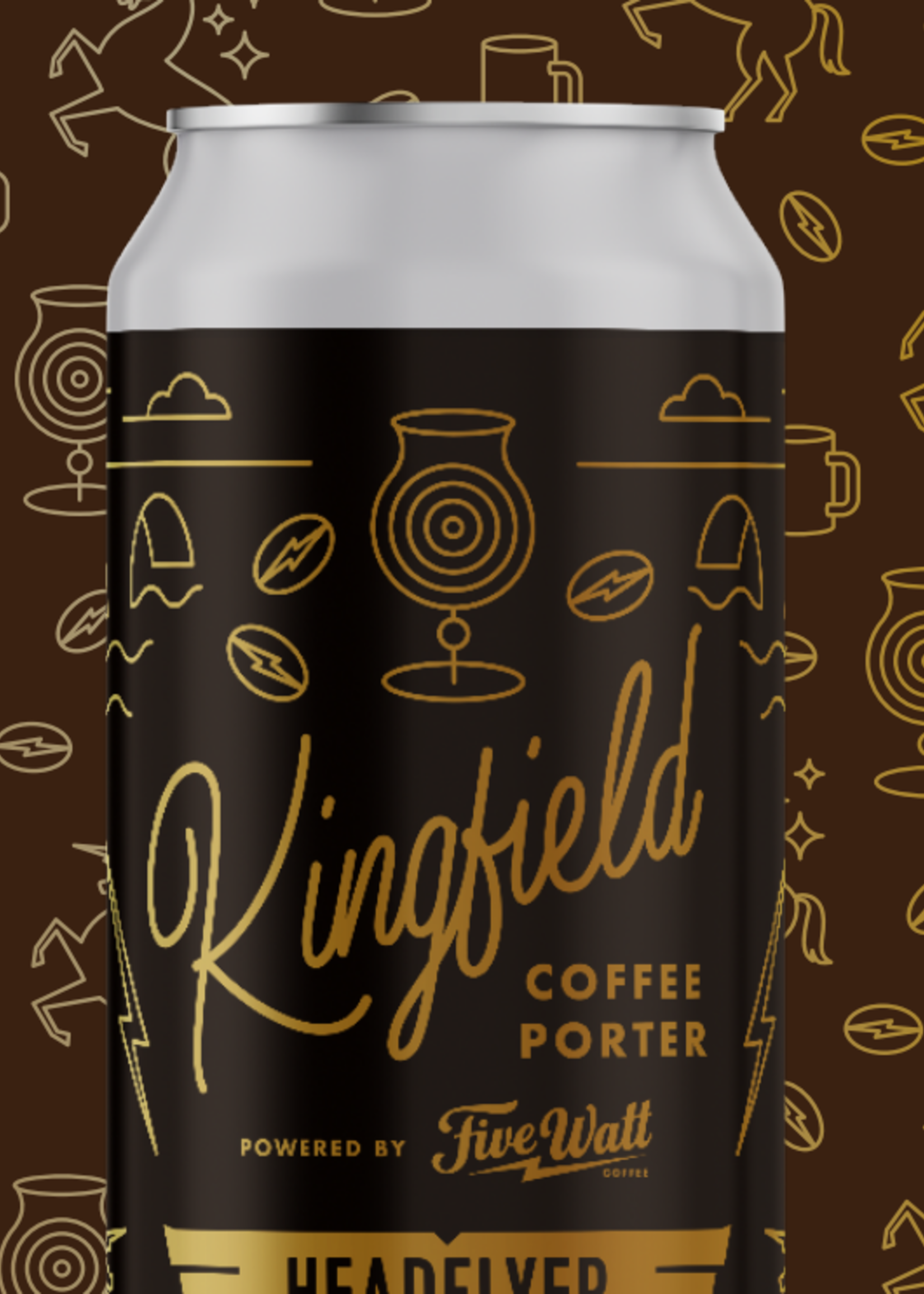 Head Flyer HeadFlyer / 5 Watt Kingfield Coffee Porter 4 can