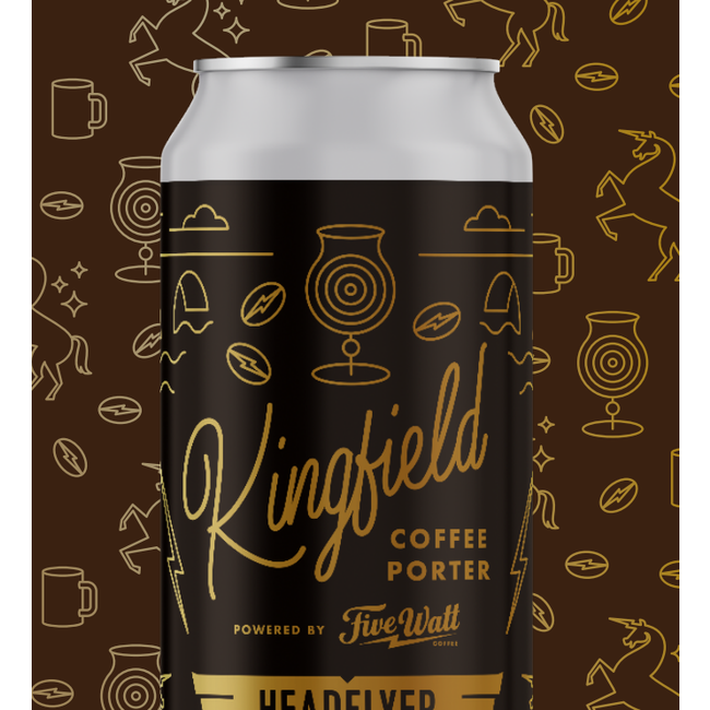 HeadFlyer / 5 Watt Kingfield Coffee Porter 4 can