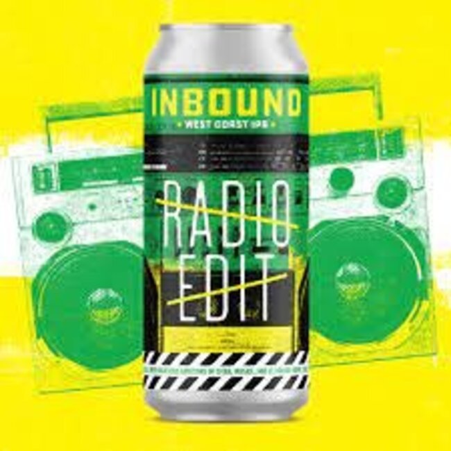 Inbound BrewCo Radio Edit West Coast IPA 4 can