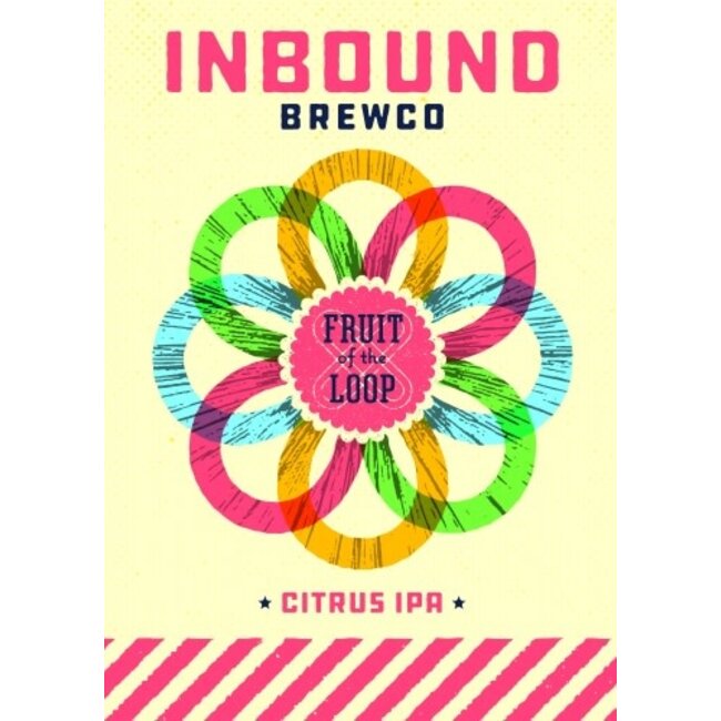 Inbound BrewCo Fruit Loop Citrus IPA 4 can