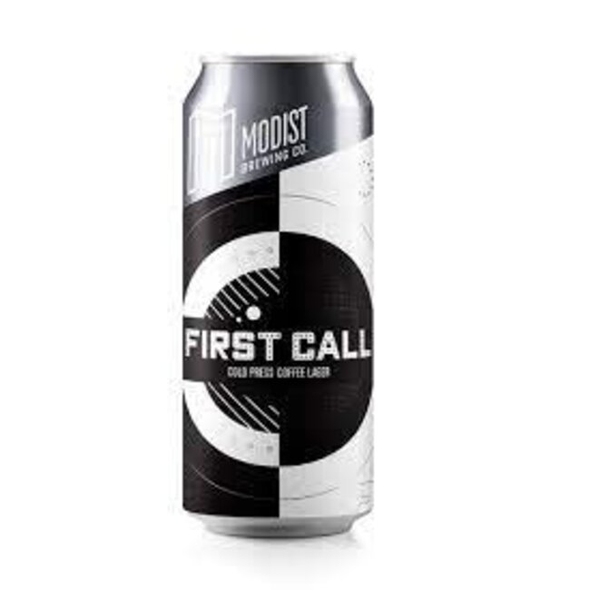 Modist First Call Coffee Lager 4 can