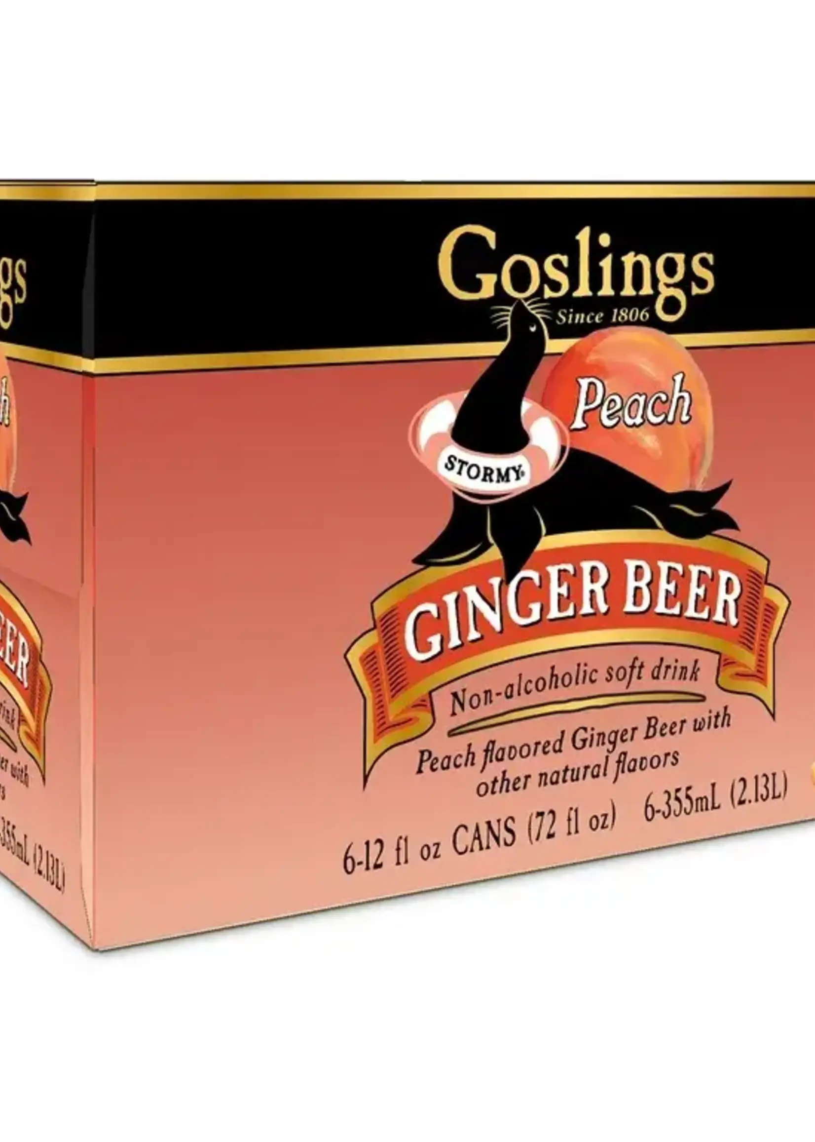 Gosling's Gosling's Peach Ginger Beer 6 can