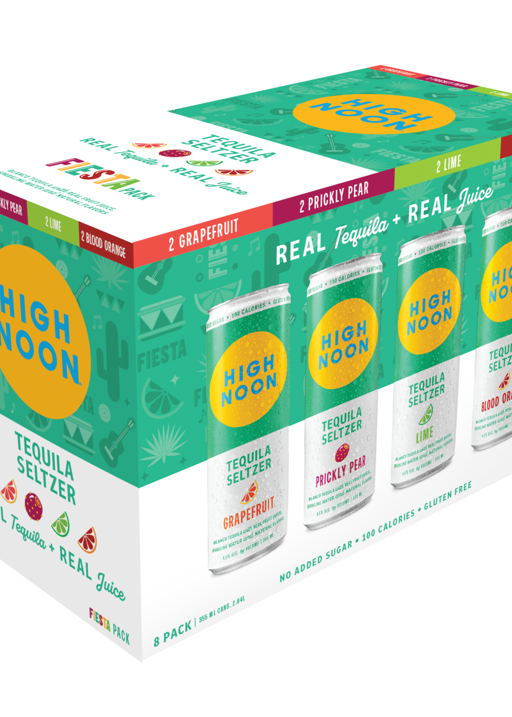 High Noon Sun Sips High Noon Fiesta Pack Tequila Variety 8 can