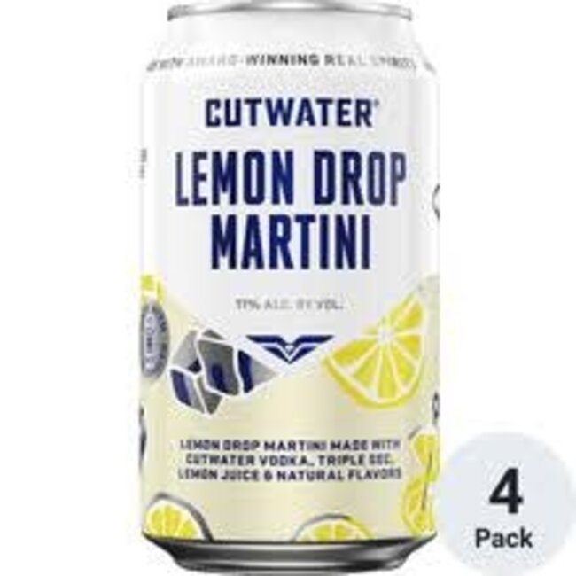 Cutwater Lemon Drop Martini 4 can
