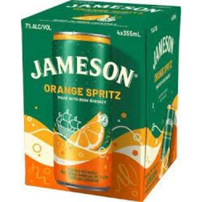 Jameson Orange Spritz Cocktail RTD 4 can