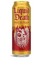 Liquid Death Liquid Death Rest In Peach Tea 19.2oz