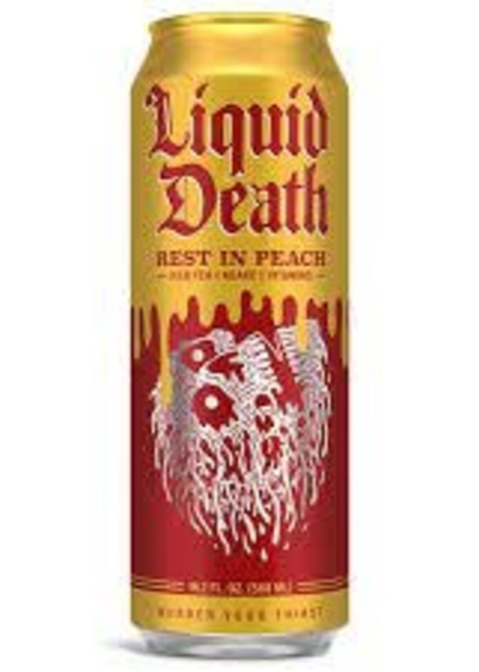Liquid Death Liquid Death Rest In Peach Tea 19.2oz