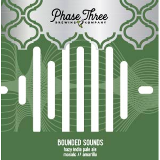 Phase Three Phase Three Bounded Sounds Hazy IPA 4 can