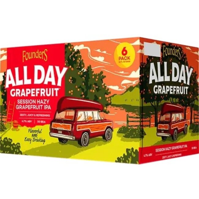 Founders All Day Grapefruit 6 can