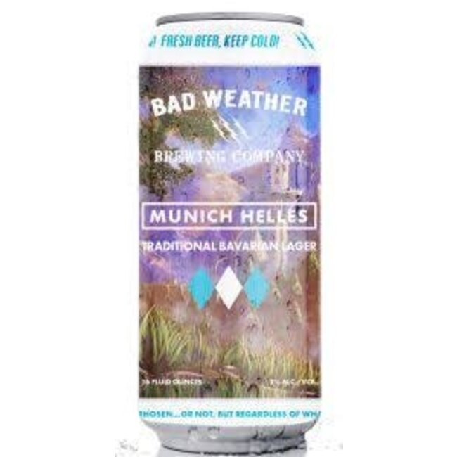 Bad Weather Munich Helles Lager 4 can