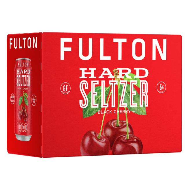 Fulton Seltzer Black Cherry 12 can