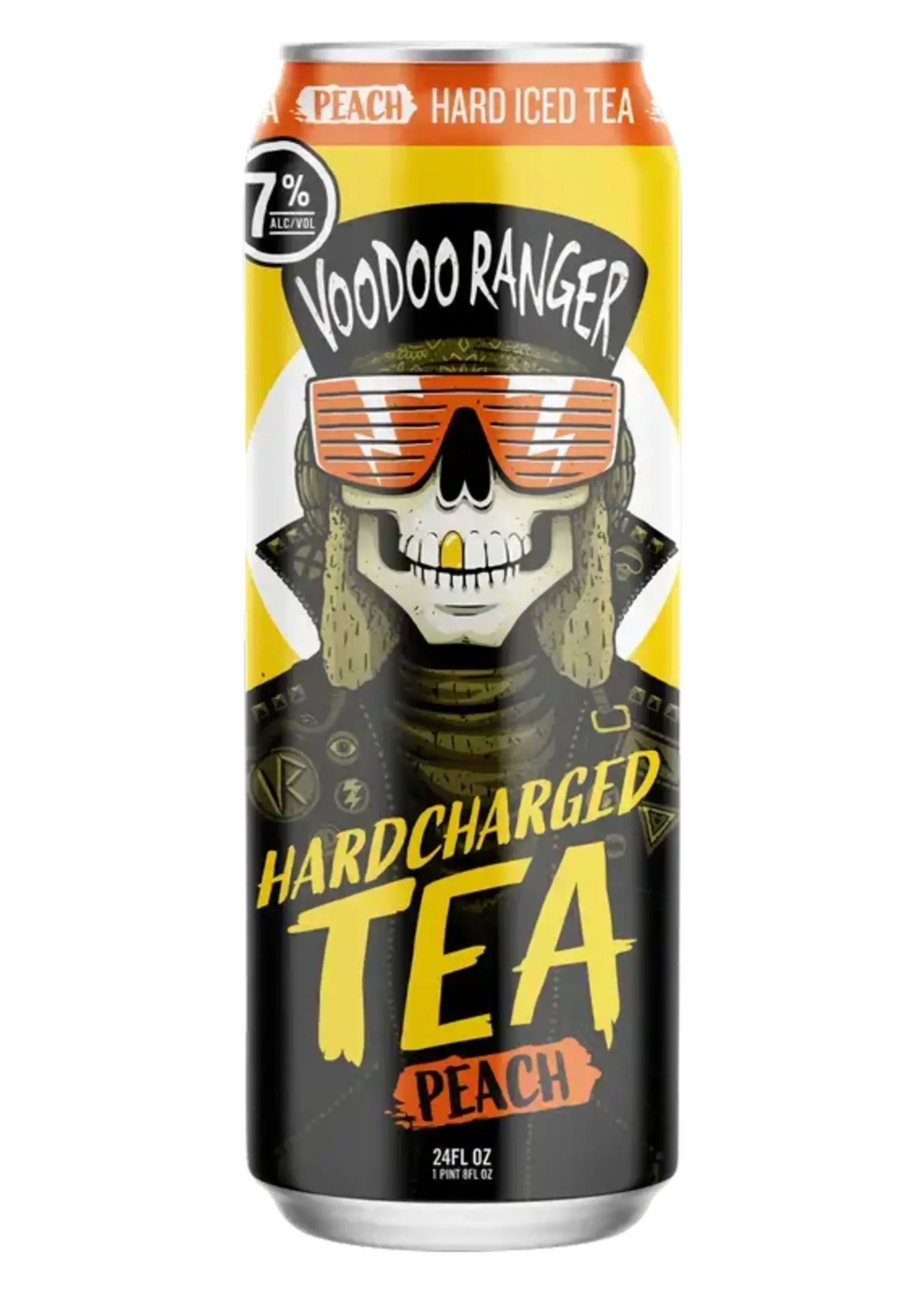 New Belgium Brewing NBB Hardcharged Peach Tea 24oz can