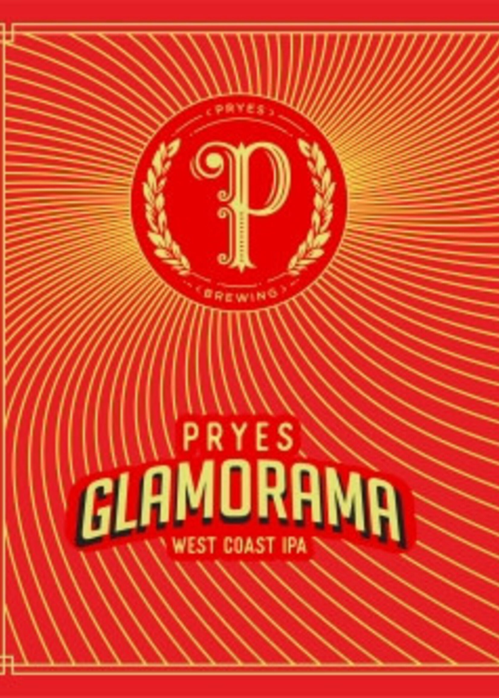 Pryes Brewing Pryes Brewing Glamorama West Coast IPA 4 can
