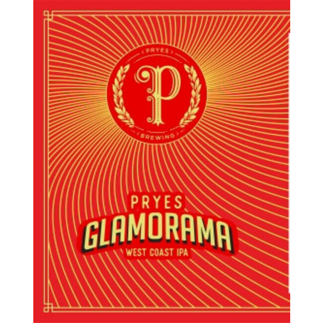 Pryes Brewing Glamorama West Coast IPA 4 can