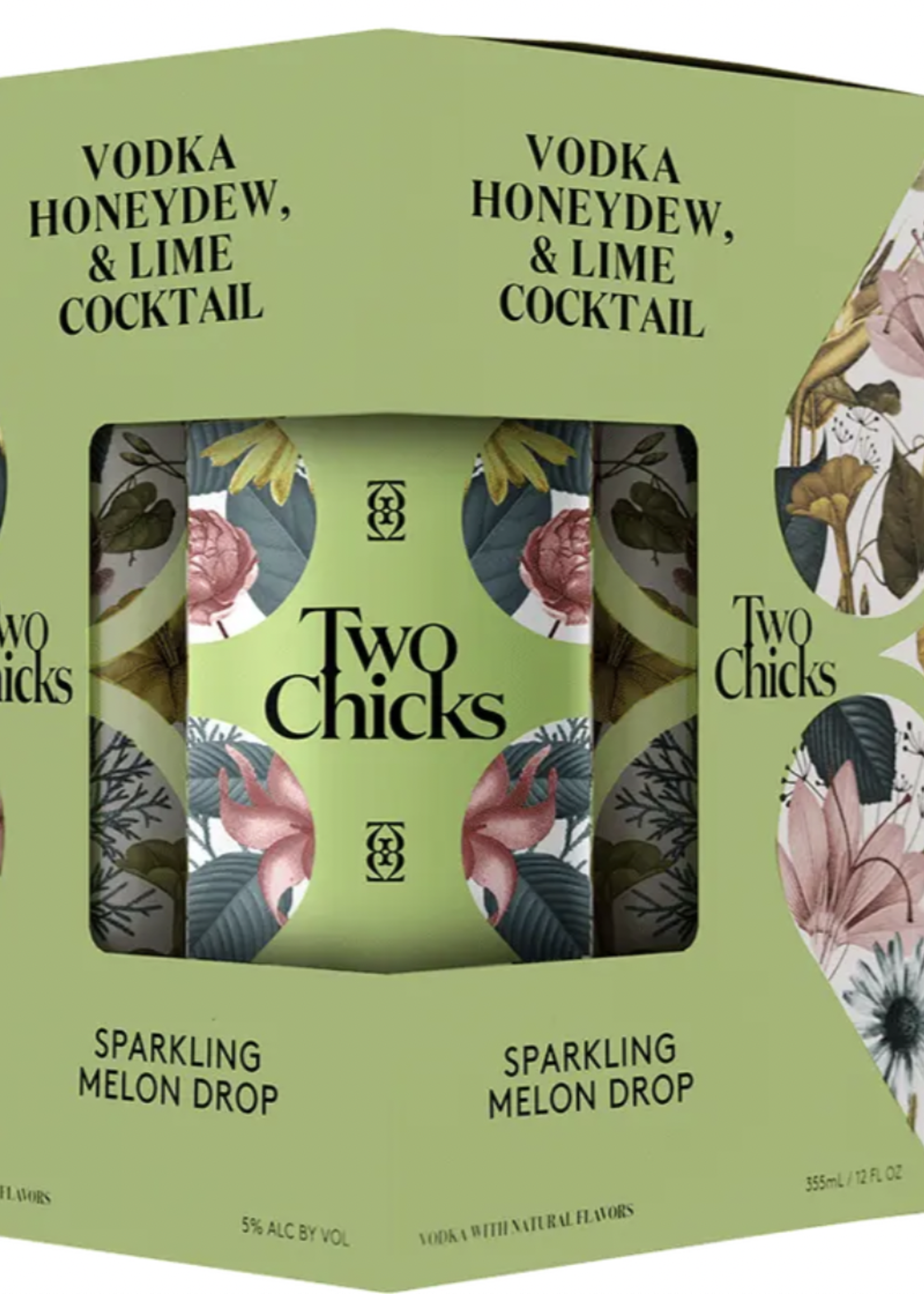 Two Chicks Canned Cocktails Two Chicks Melon Drop Canned Cocktail 4 can