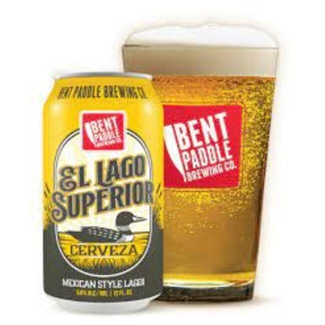 Bent Paddle El Lago Superior Mexican Style Lager 6 can