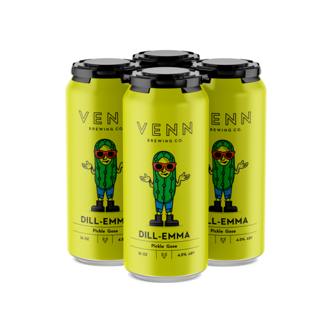 Venn Brewing Dill-Emma Pickle Gose 4 pack
