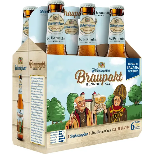 Weihenstephaner x St. Bernardus Braupakt Blonde Ale 6 btl