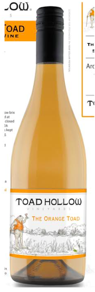 Toad Hollow Toad Hollow Orange Toad Elevated Beer Wine