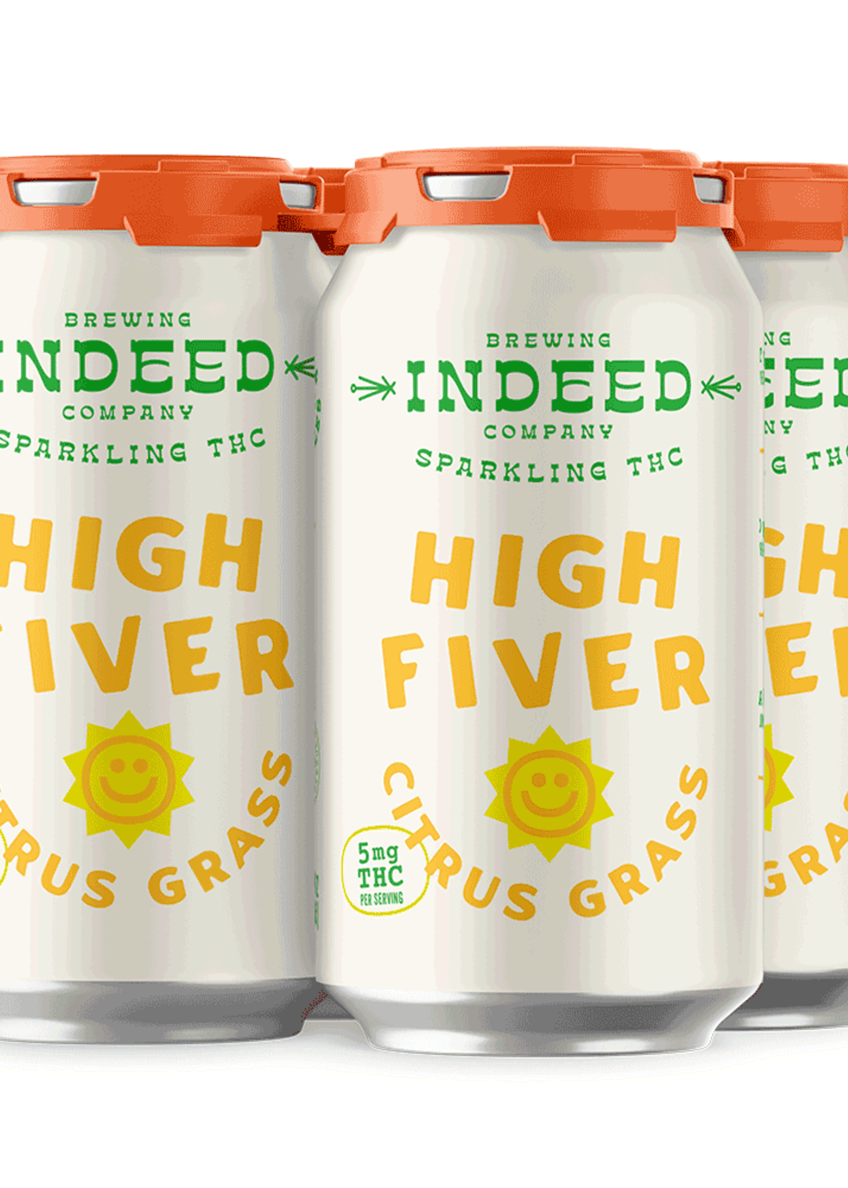 Indeed Indeed High Fiver Citrus 5MG THC / 5MG CBD 4 can