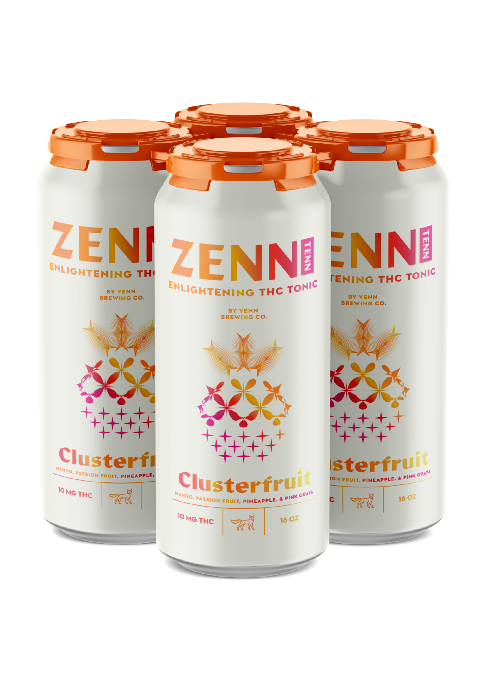 Venn Brewing Venn Zenn TENN Clusterfruit 10MG THC 4 can