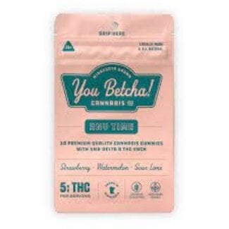 You Betcha! You Betcha Anytime Time Gummies 5mg THC 10 pack