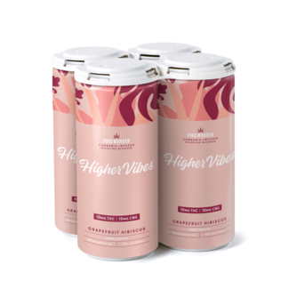 Find Wunder Find Wunder Higher Vibes Grapefruit Hibiscus 10MG THC 4 can