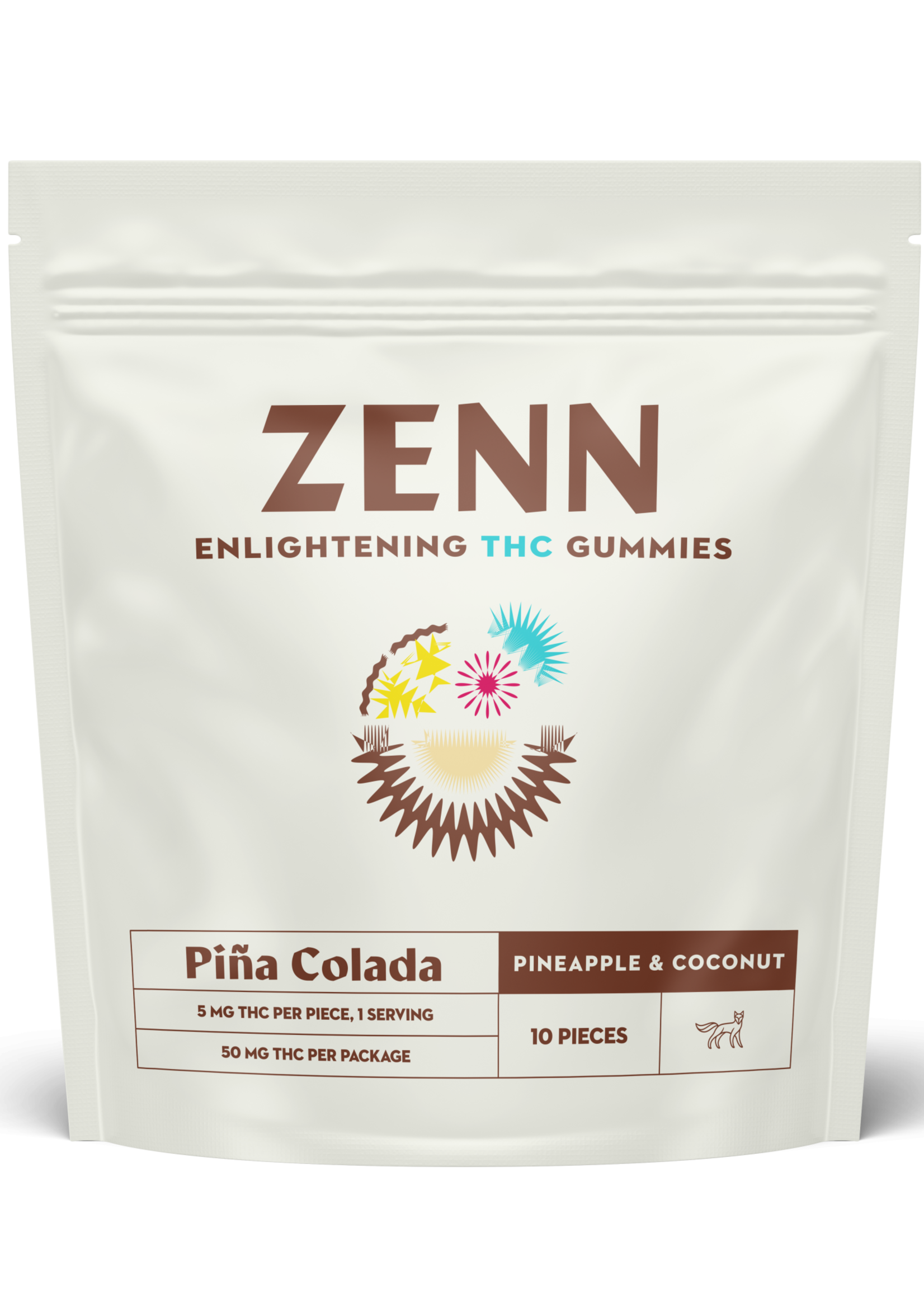 Venn Brewing Venn Zenn Pina Colada Gummies 5mg THC 10 pack