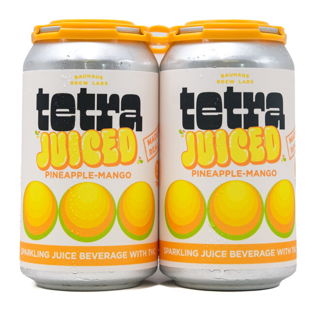 Bauhaus Tetra Juiced Pineapple Mango 10MG THC 4 can