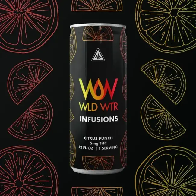 WLD WTR Infusions: Citrus Punch 5mg THC 4 can