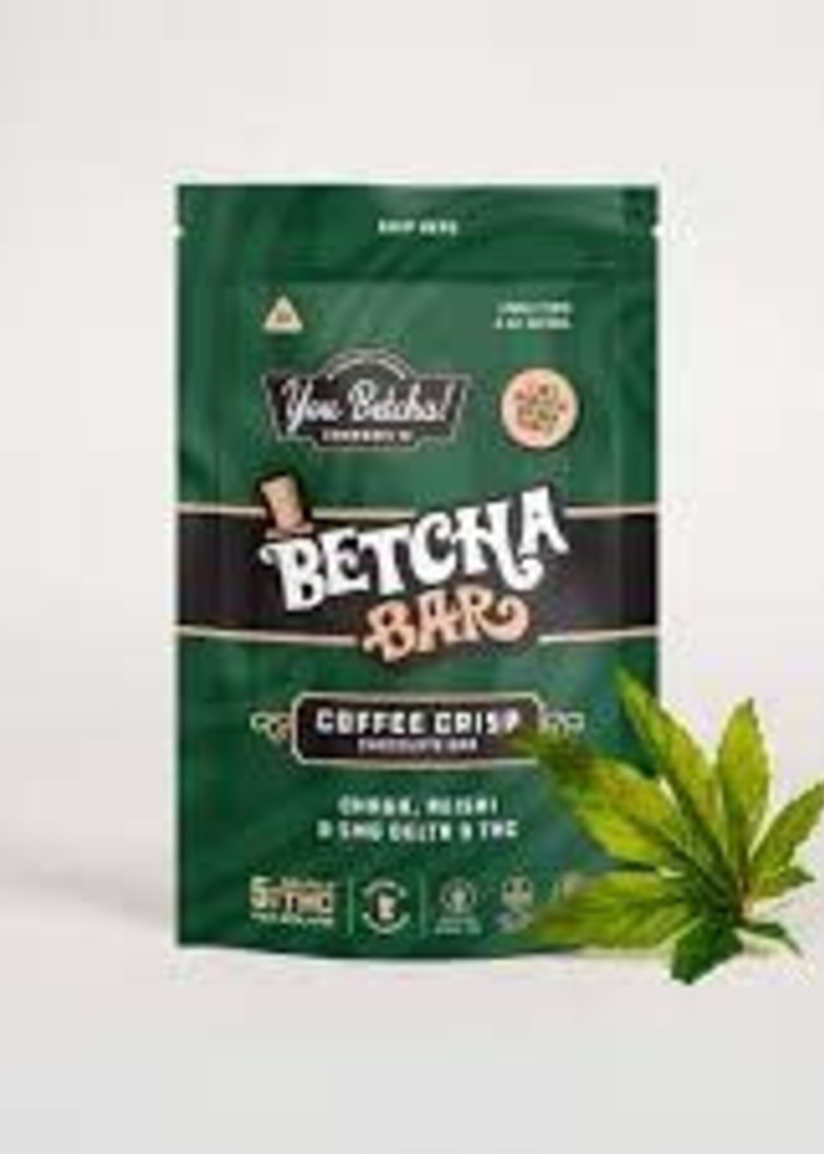 You Betcha! You Betcha Betcha Bar Coffee Crisp 50mg THC