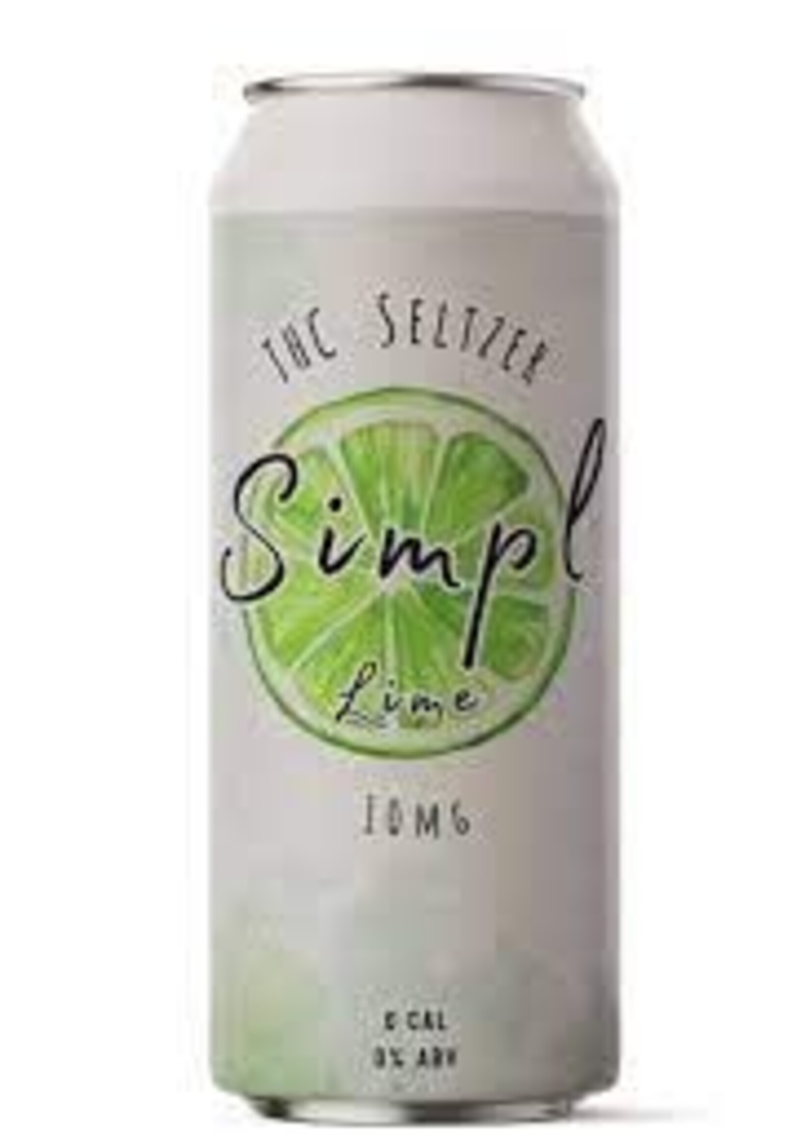 Buch Simpl Lime THC Seltzer 10MG THC 4 can