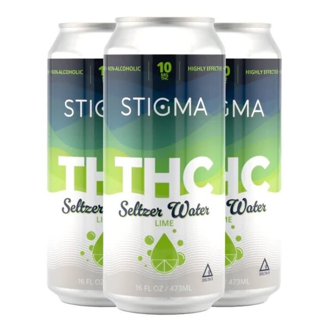 Stigma Lime Seltzer 10mg THC 4 can