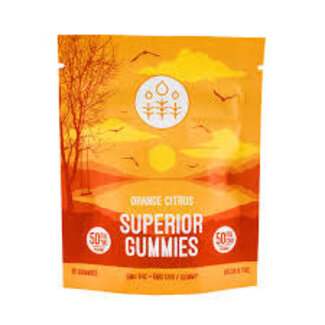 Superior Molecular Superior Orange Citrus THC Gummy 50mg (5mg/Gummy)