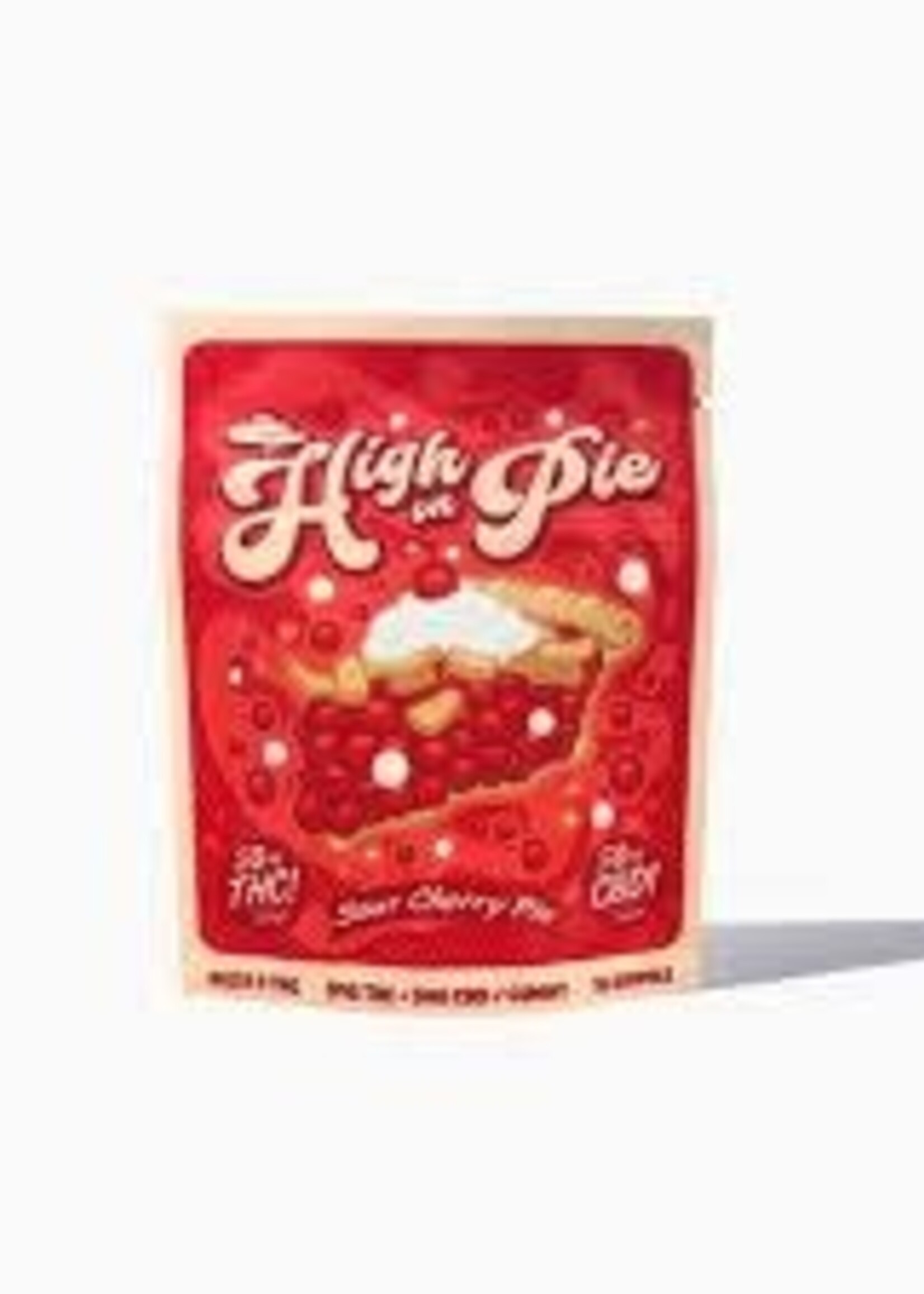 High on Pie High On Pie Sour Cherry Pie THC Gummy 50mg (5mg/Gummy)