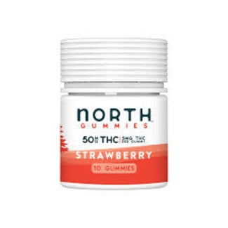 North Canna Co North Strawberry Gummies 5mg THC 10 pack