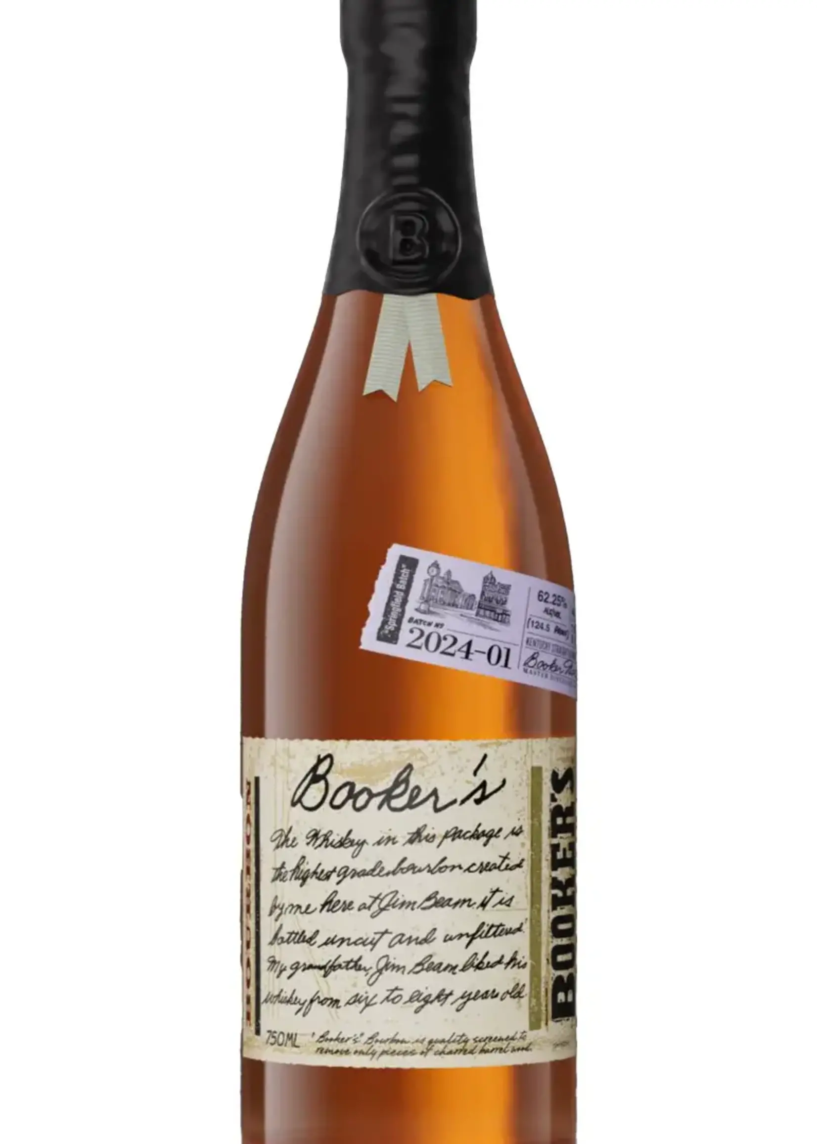 Booker's Bourbon Bookers Bourbon 2024-01 Springfield Batch 750ml