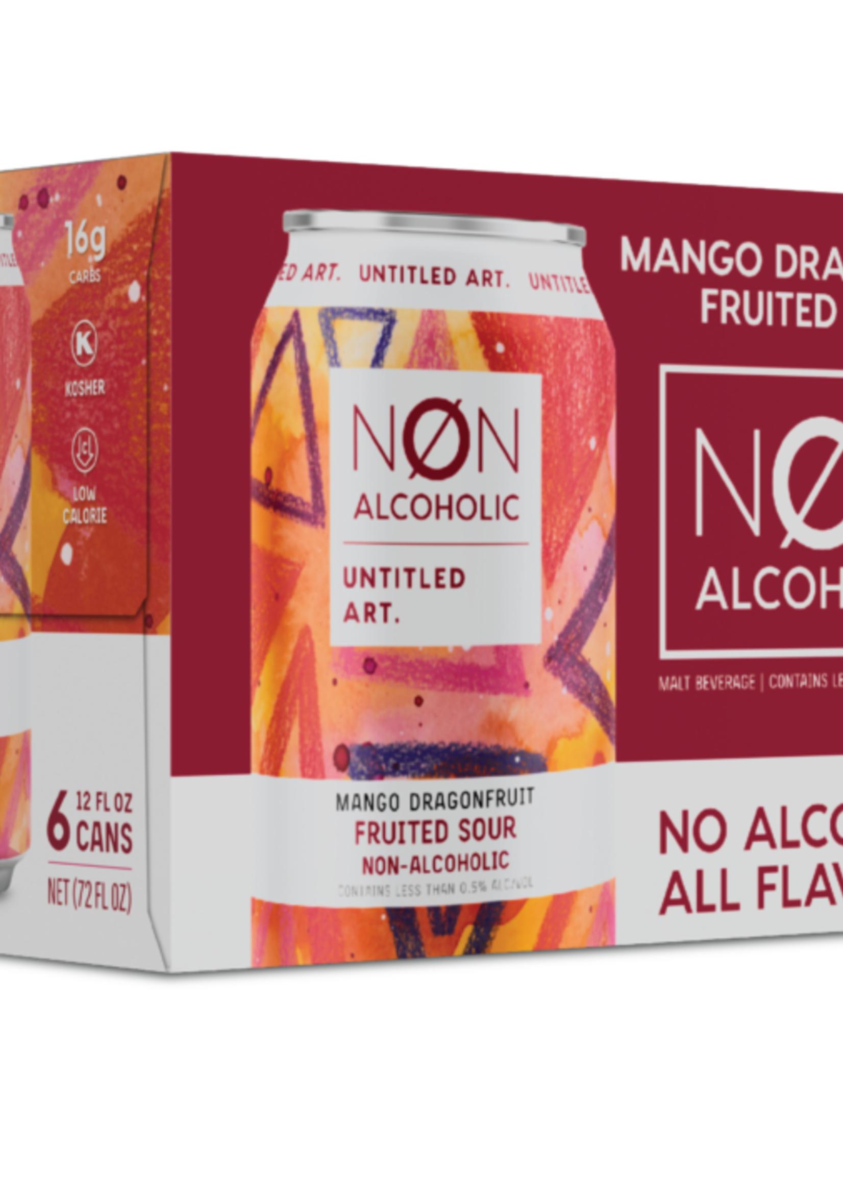 Untitled Art Untitled Art NA Mango Dragonfriut Sour 6 can