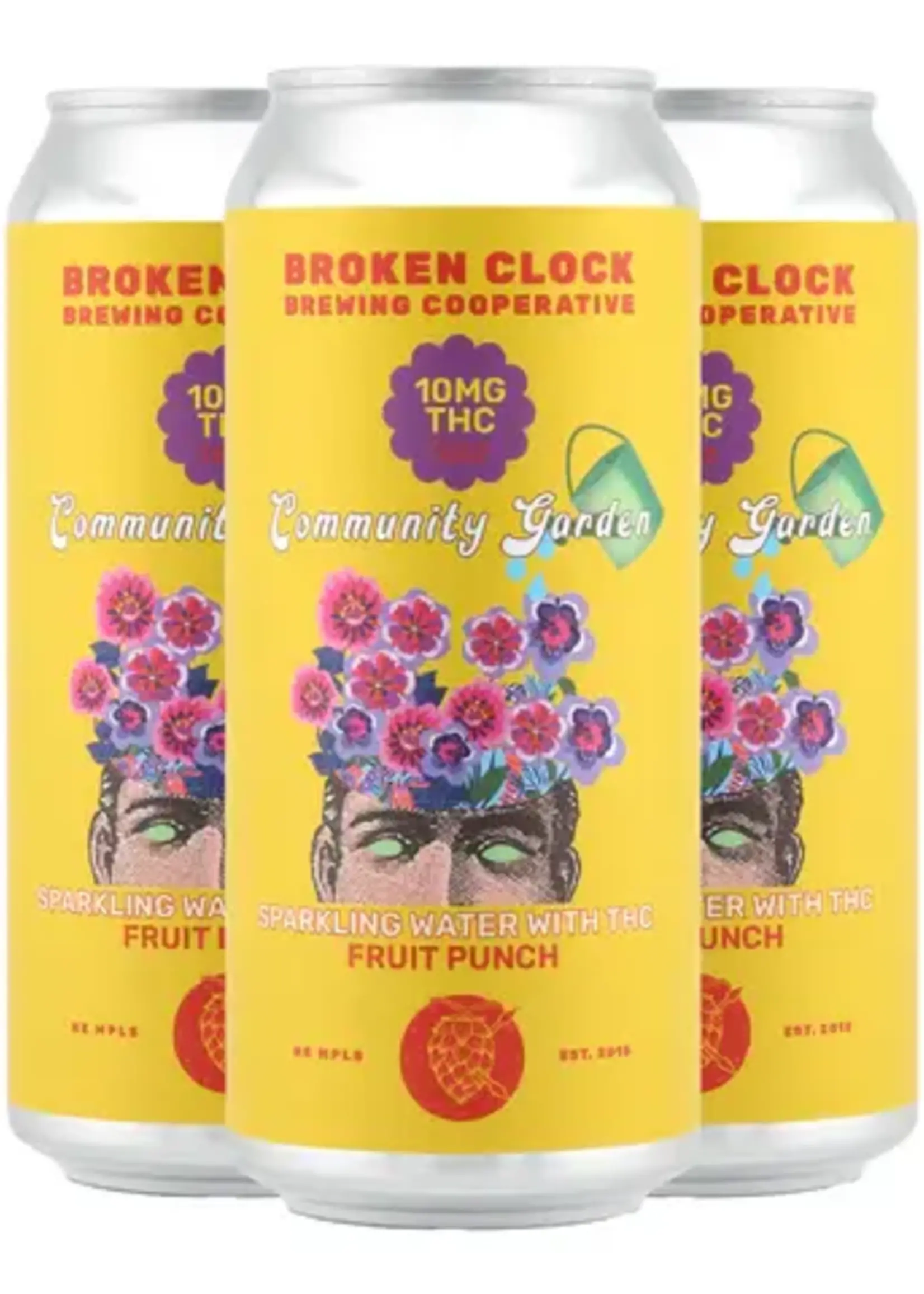 Broken Clock Broken Clock Community Garden Fruit Punch 10MG THC 4 can