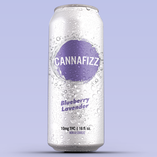 Urban Growler Urban Growler Canna Fizz Blueberry Lavender 10MG THC 4 can