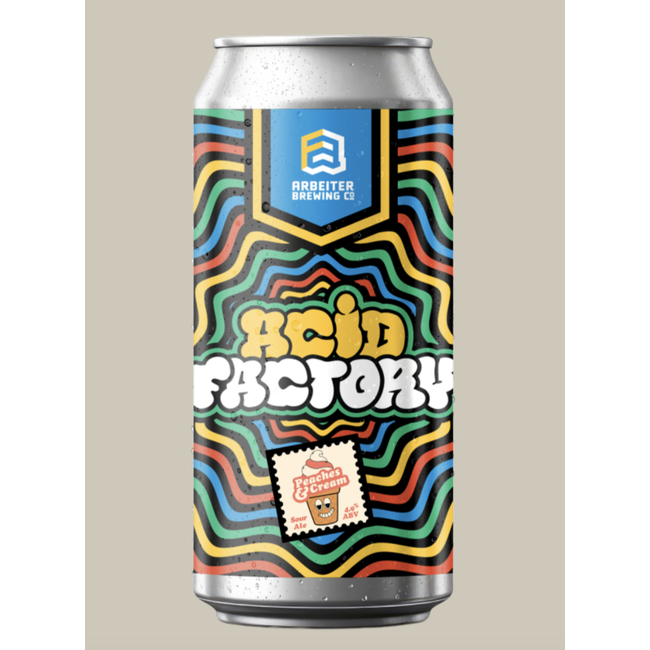 Arbeiter Acid Factory: Peaches & Cream Sour 4 can