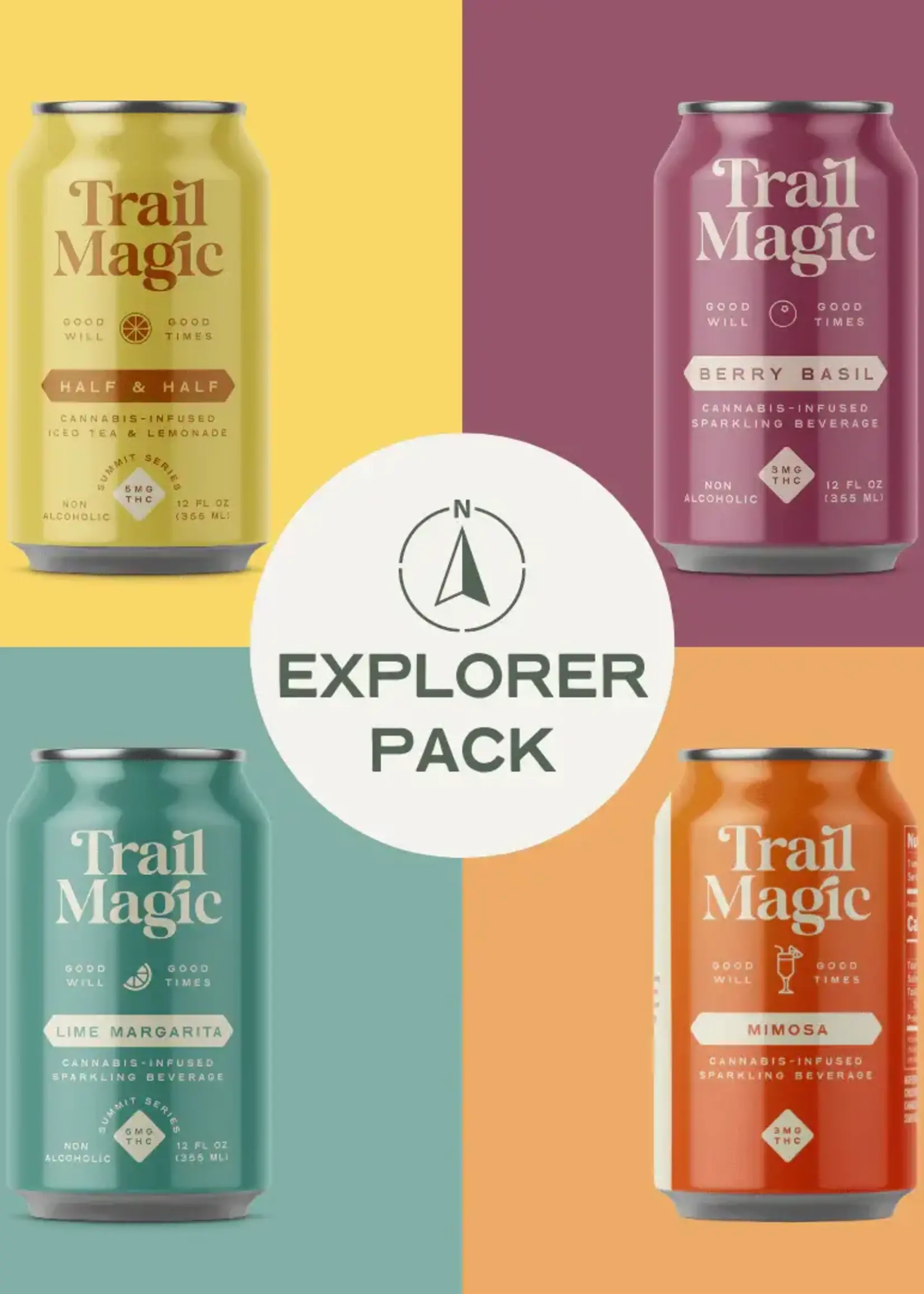 Minneapolis Cider Co. Trail Magic Trail Pack THC Variety 12 can