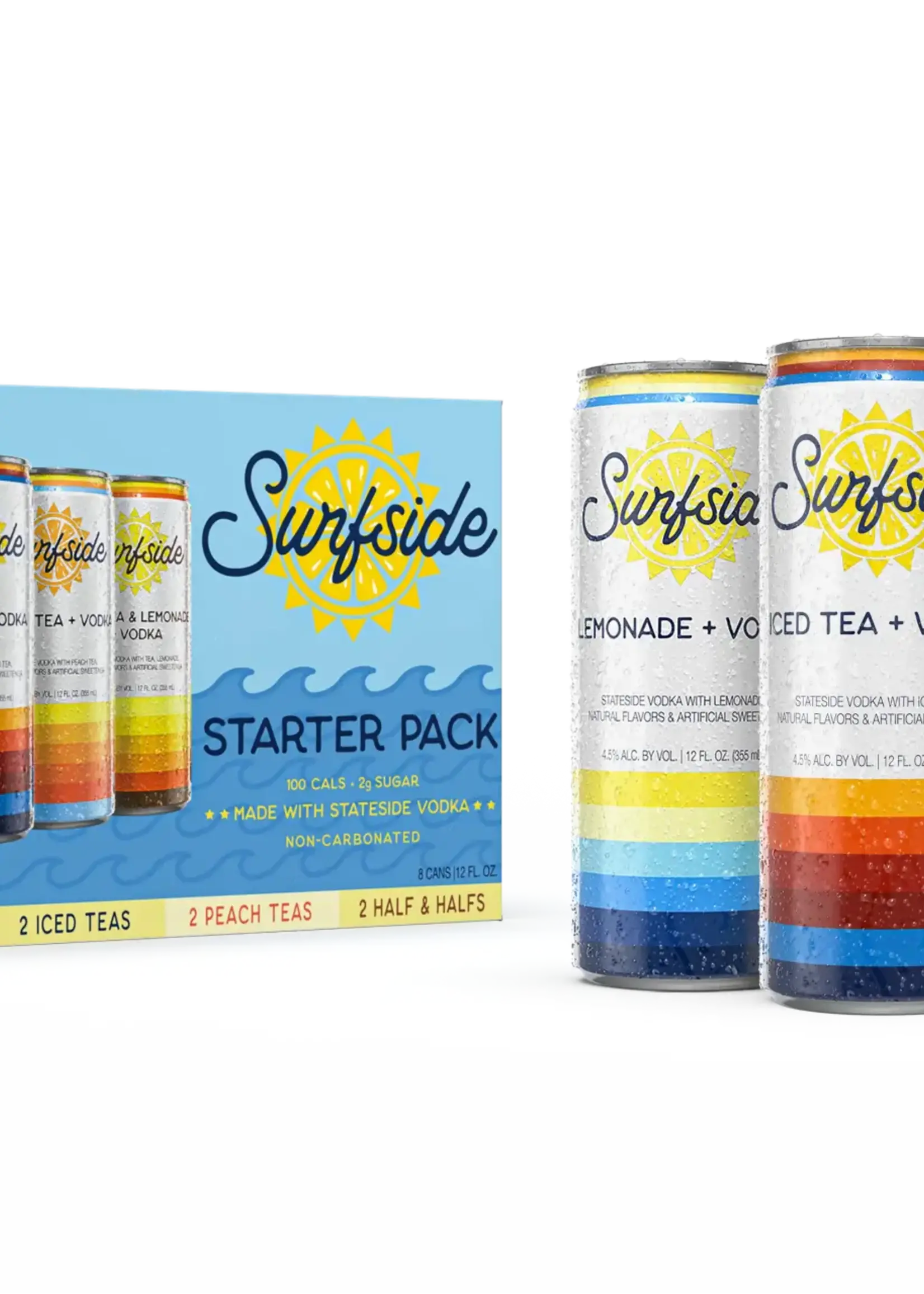 Surfside Surfside Starter Pack Iced Tea Variety 8 can