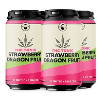 Dangerous Man Brewing Dangerous Man THC Strawberry Dragonfruit 10mg THC / 5mg CBD 4 can