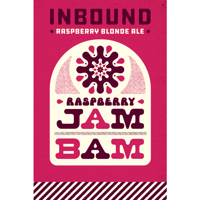 Inbound BrewCo Jam Bam: Raspberry Blonde 4 can