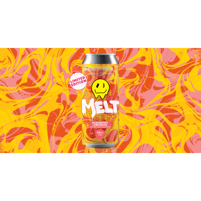 Modist Melt Raspberry Lemonade 10MG THC 4 can