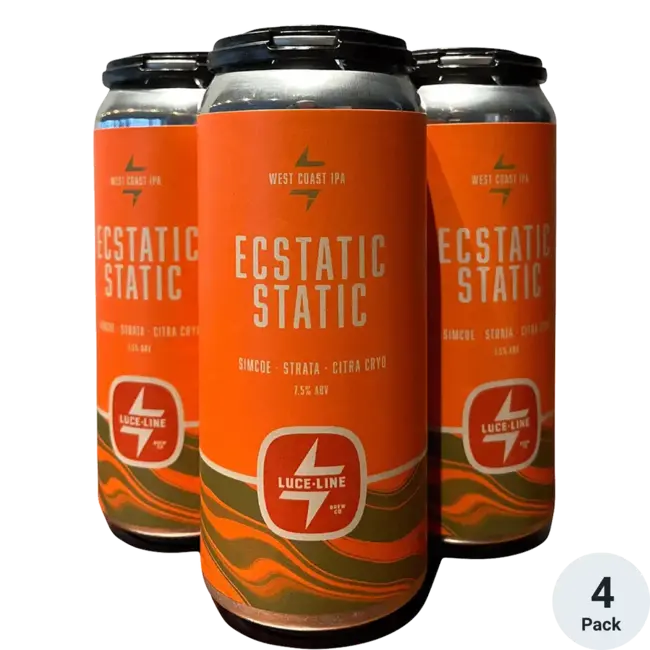 Luce Line Ecstatic Static West Coast IPA 4 can