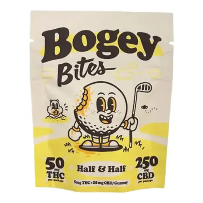 Bogey Bites Half & Half THC Gummy 50mg (5mg/Gummy)