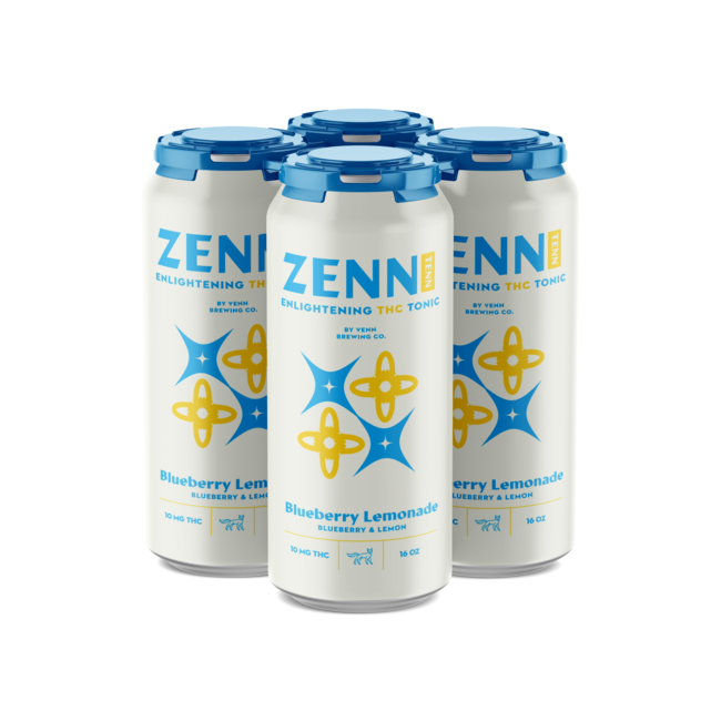 Venn Zenn TENN  Blueberry Lemonade 10MG THC 4 can